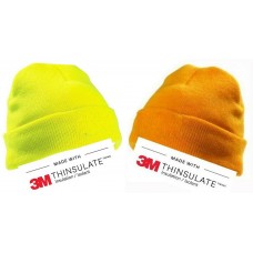 Hi Visibility Day Glow Thinsulate Beanie Hat RSWHAT