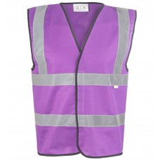 Hi Visibility Reflective Purple Vests RSW199P