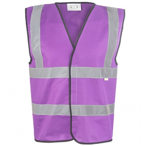 Purple reflective sale safety vest